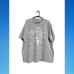 ✊🐍 Justifiably Furious Feminist Graphic Tee | Size 2XL